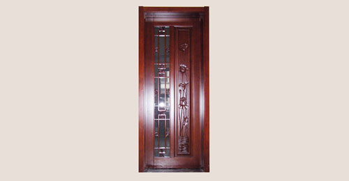 鹤岗卧室门选红木门中式风格还是白色好