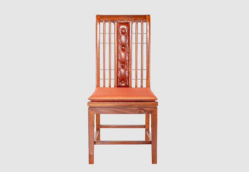 鹤岗芙蓉榭中式实木餐椅效果图